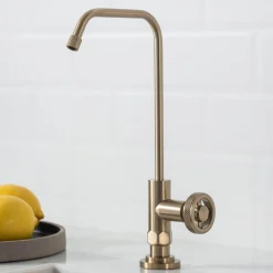Online Urbix Drinking Water Dispenser Kitchen Faucet in Brushed Gold Single Hole|Water Filter Faucets