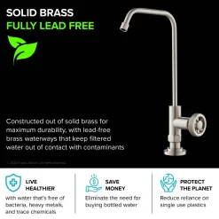Sale Urbix Drinking Water Dispenser Kitchen Faucet in Spot Free Stainless Steel Single Hole|Water Filter Faucets