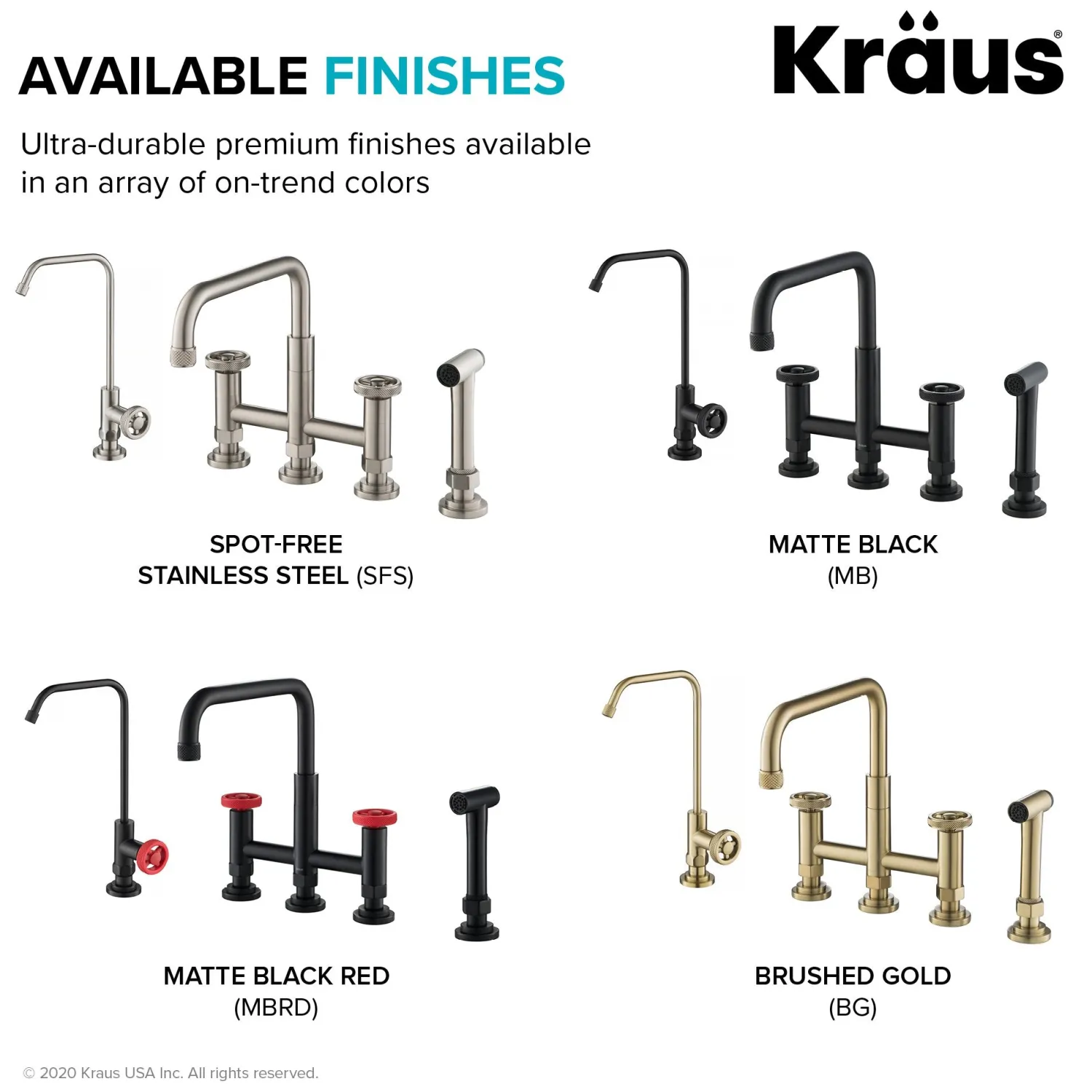 Clearance Urbix Industrial Bridge Kitchen Faucet & Water Filter Faucet in Matte Black Water Filter Faucets|Bridge Faucets