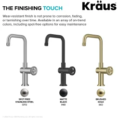 Online Urbix Industrial Single Handle Kitchen Bar Faucet in Matte Black Single Hole|Bar Faucets