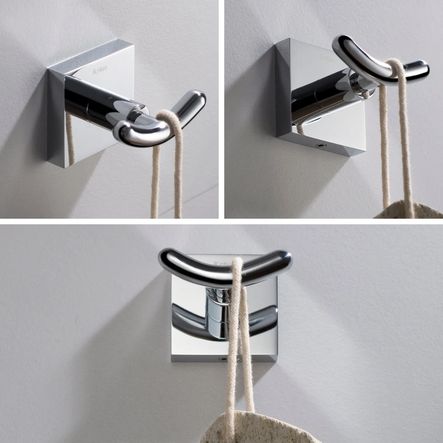 Online Ventus Bathroom Robe and Towel Double Hook Toilet Paper Holders|Robe Hooks