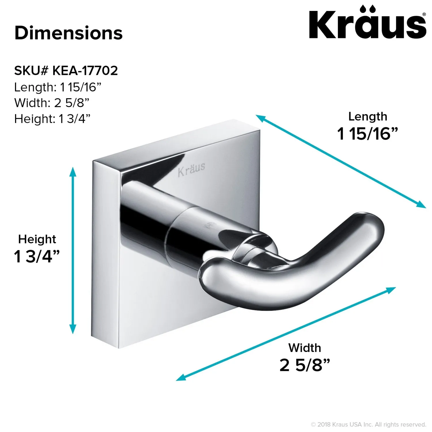 Online Ventus Bathroom Robe and Towel Double Hook Toilet Paper Holders|Robe Hooks