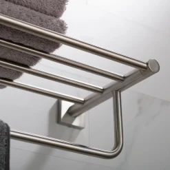 New Ventus Bathroom Shelf with Towel Bar Shelves|Towel Bars