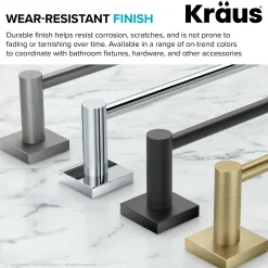 Best Ventus Bathroom Shelf with Towel Bar, Brushed Gold Finish Towel Rings|Towel Bars