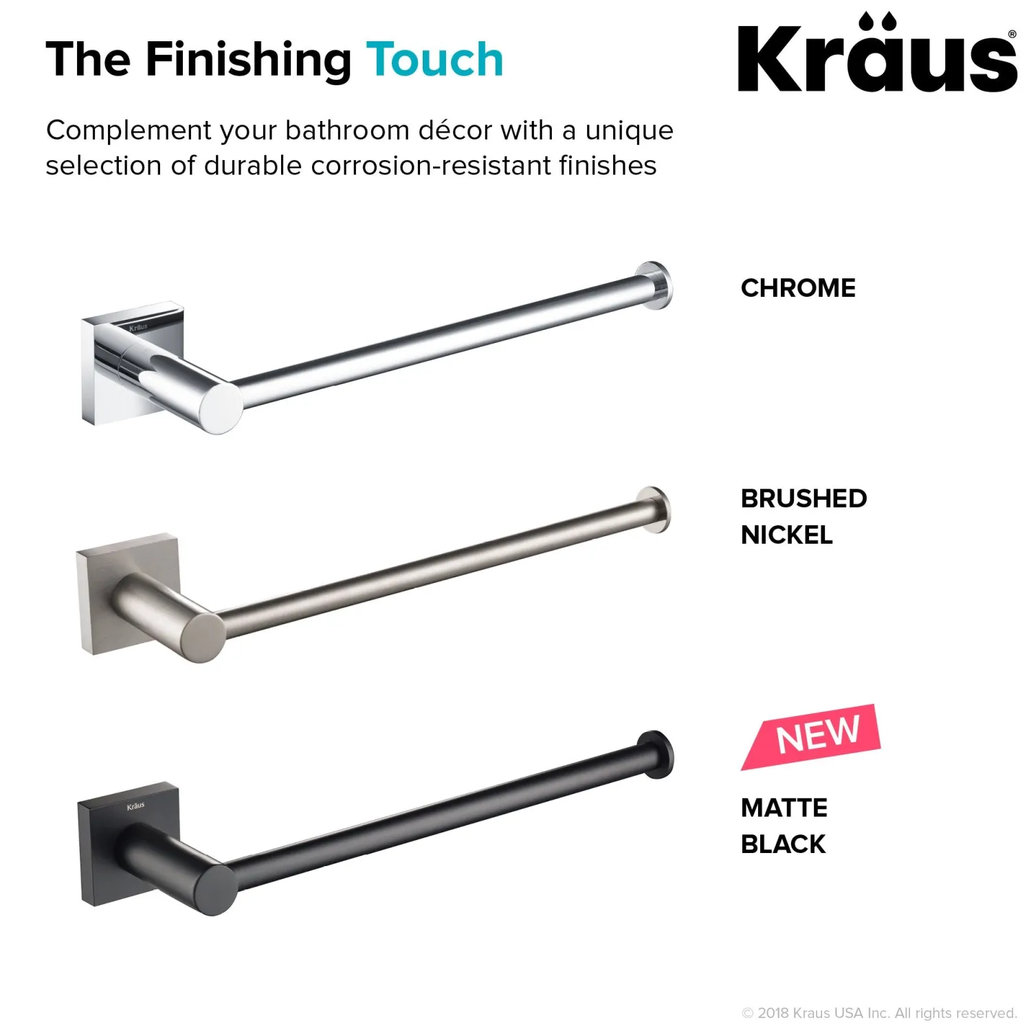 New Ventus Bathroom Towel Bar Towel Bars
