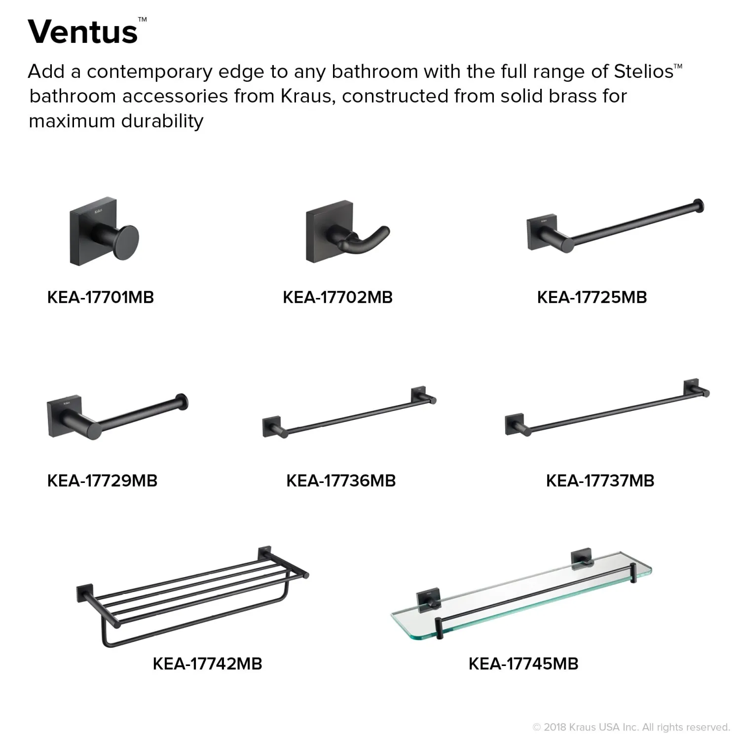 New Ventus Bathroom Towel Bar Towel Bars