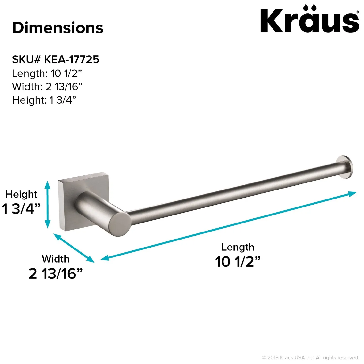 New Ventus Bathroom Towel Bar Towel Bars