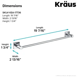 Discount Ventus Wall Mount Bathroom Towel Bar Towel Bars