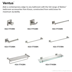 Discount Ventus Wall Mount Bathroom Towel Bar Towel Bars