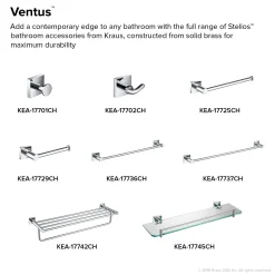 Discount Ventus Wall Mount Bathroom Towel Bar Towel Bars