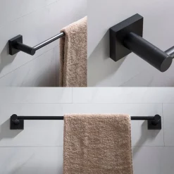 Discount Ventus Wall Mount Bathroom Towel Bar Towel Bars