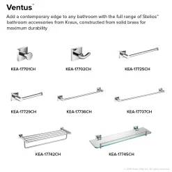 Discount Ventus Wall Mount Bathroom Towel Bar Towel Bars