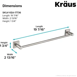 Discount Ventus Wall Mount Bathroom Towel Bar Towel Bars
