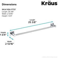 Discount Ventus Wall Mount Bathroom Towel Bar Towel Bars