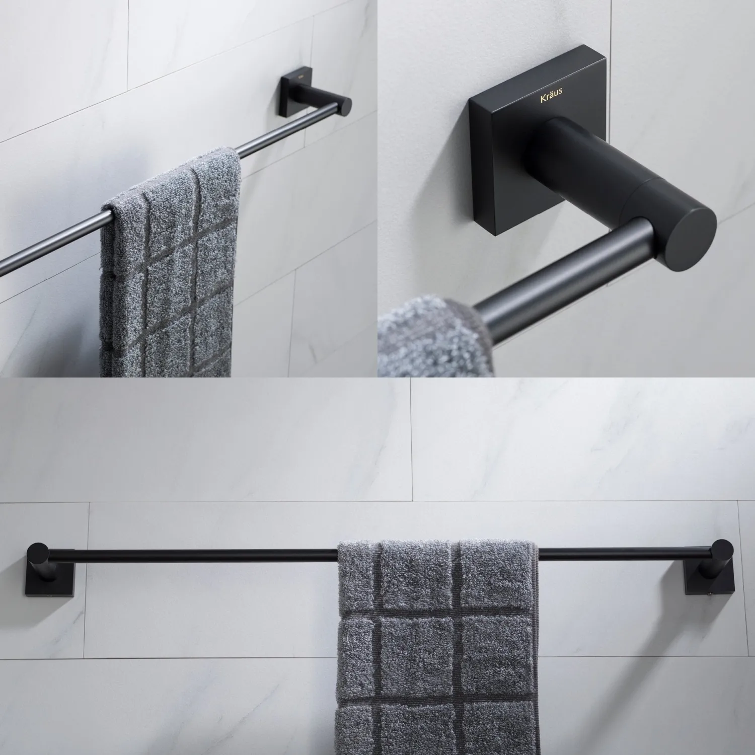 Discount Ventus Wall Mount Bathroom Towel Bar Towel Bars