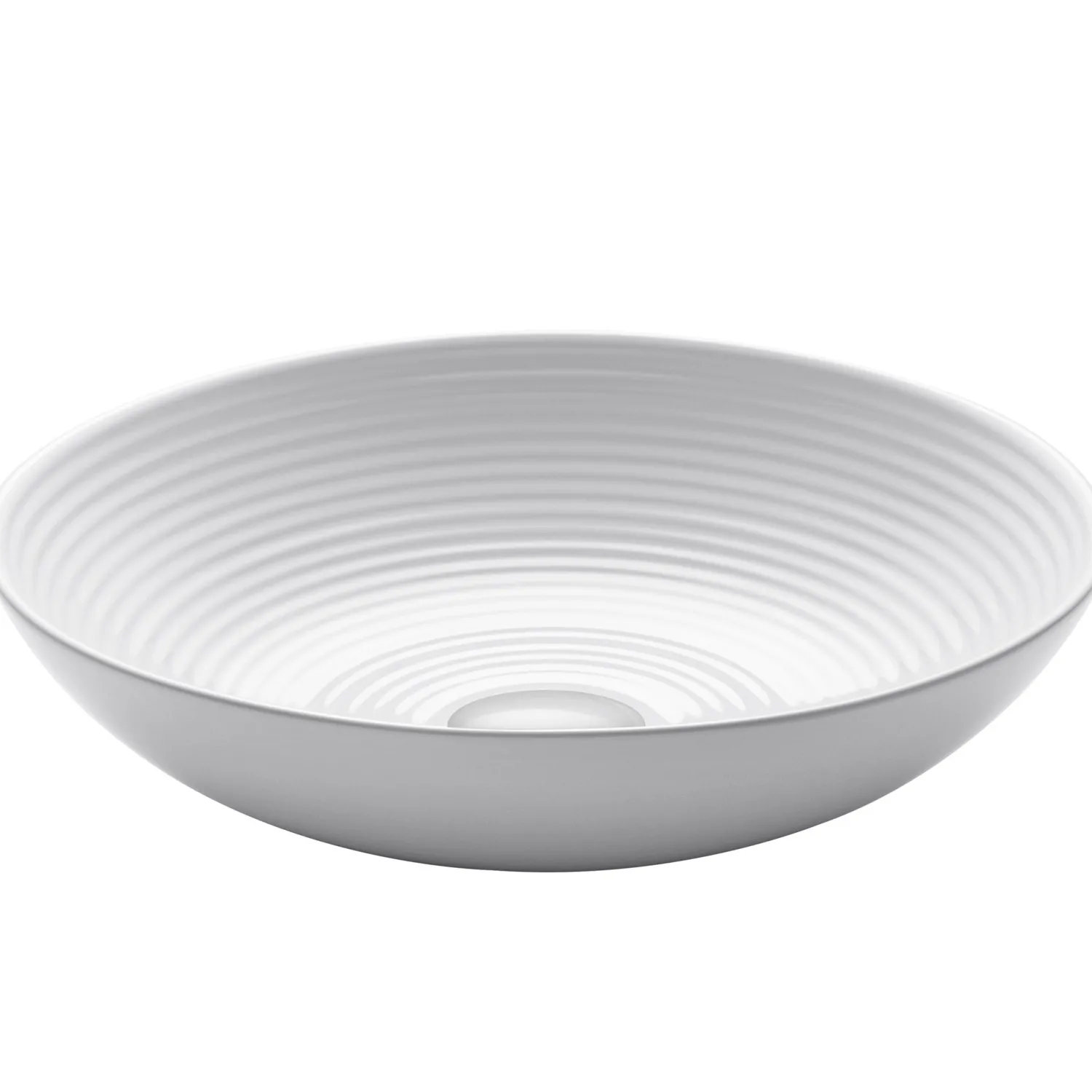 Outlet Viva 16.5 Inch Round White Porcelain Ceramic Vessel Bathroom Sink Above Counter / Vessel Sinks