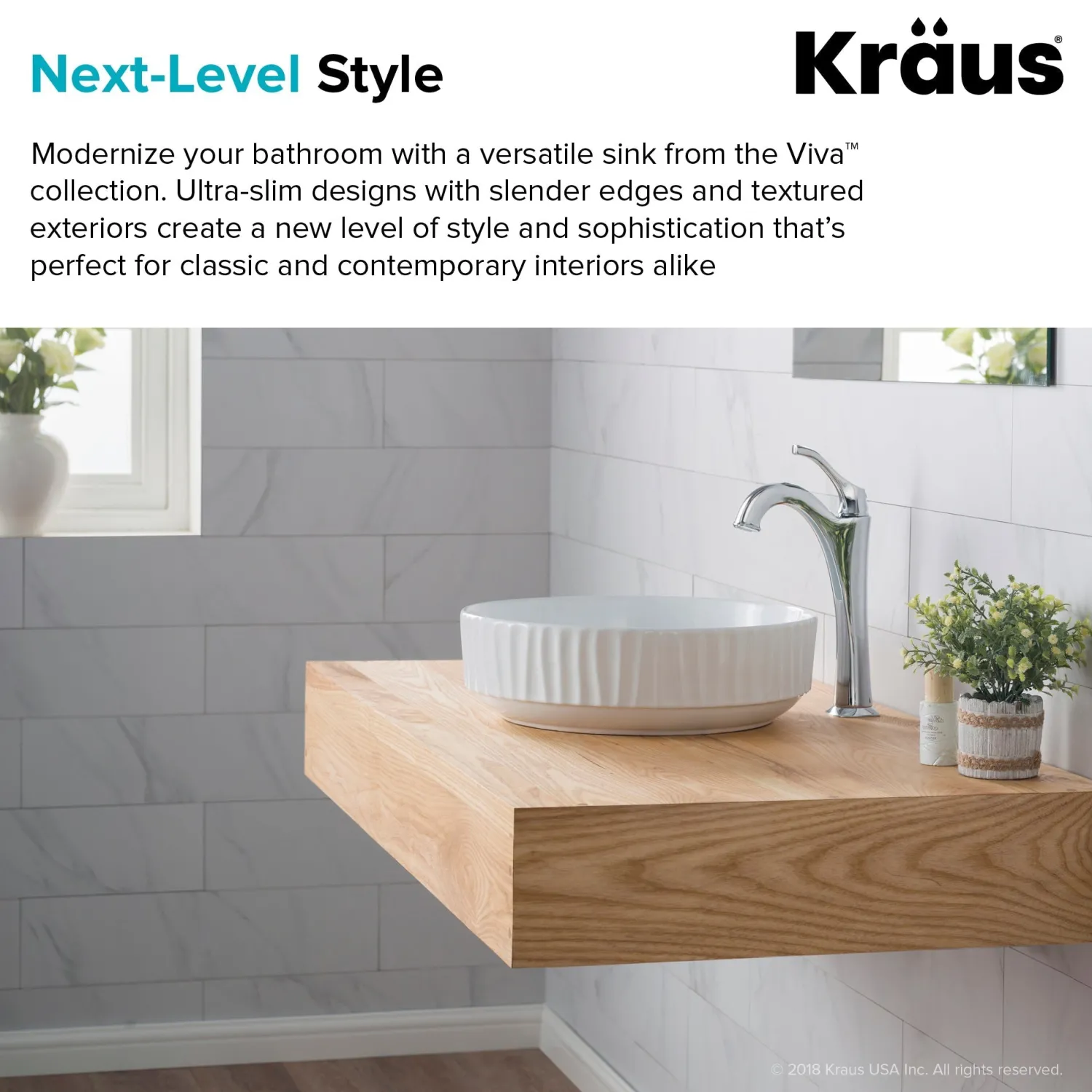 Online Viva 15.75 Inch Round White Porcelain Ceramic Vessel Bathroom Sink Above Counter / Vessel Sinks