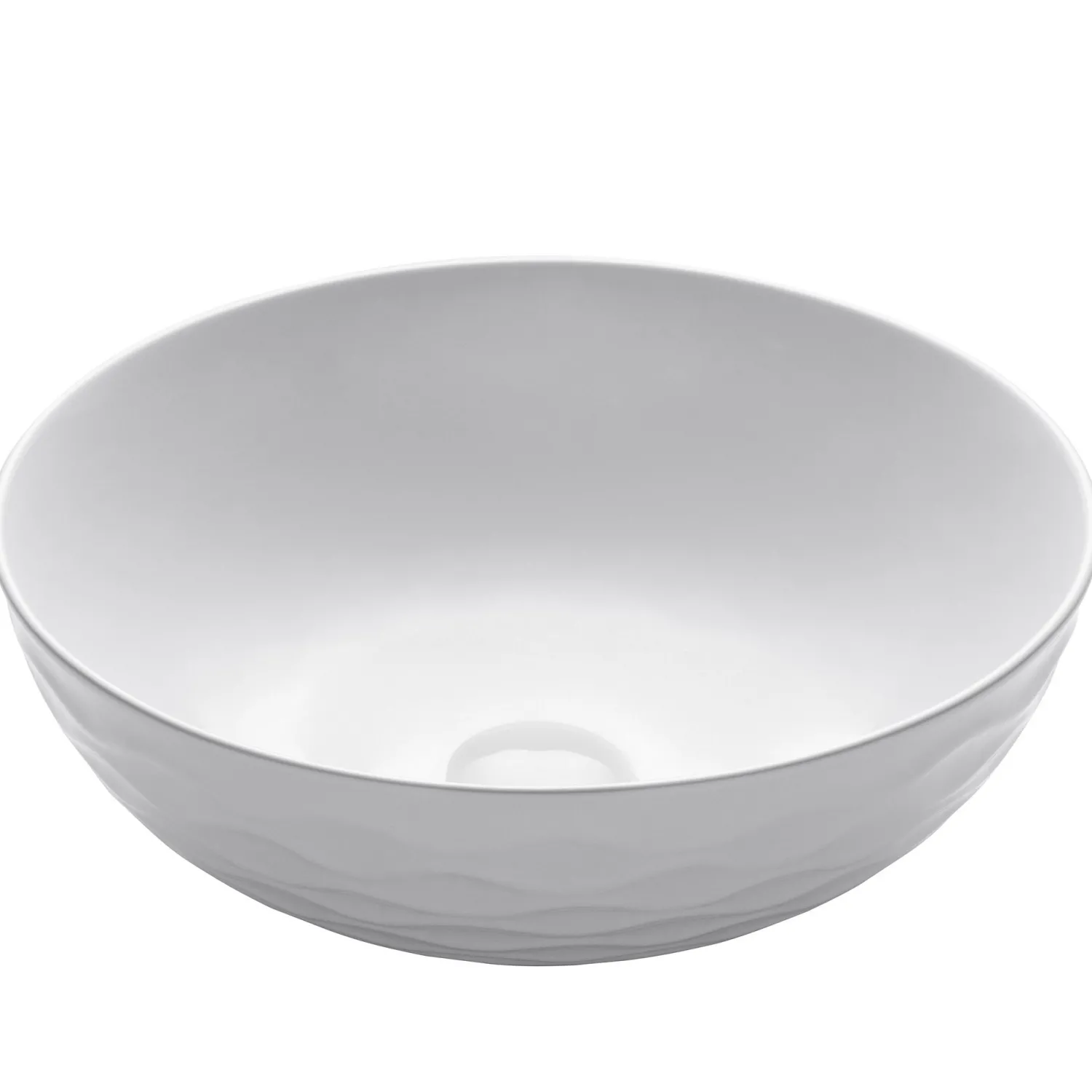 Sale Viva Round Porcelain Ceramic Vessel Bathroom Sink Above Counter / Vessel Sinks