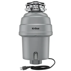 Outlet WasteGuard High-Speed 1 HP Continuous Feed Ultra-Quie Garbage Disposal with Power Cord - Flange Included Garbage Disposals & Parts
