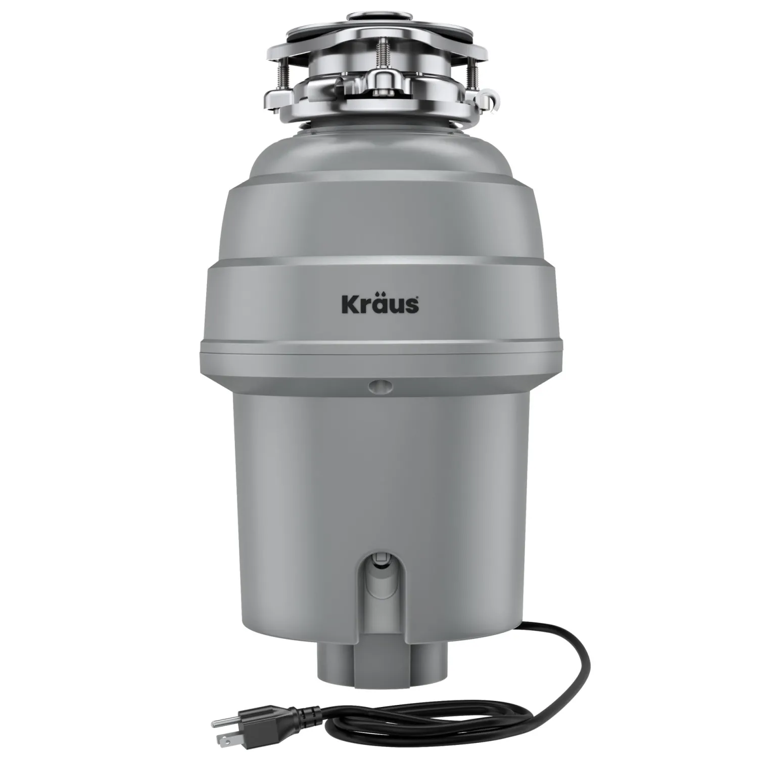 Outlet WasteGuard High-Speed 1 HP Continuous Feed Ultra-Quie Garbage Disposal with Power Cord - Flange Included Garbage Disposals & Parts