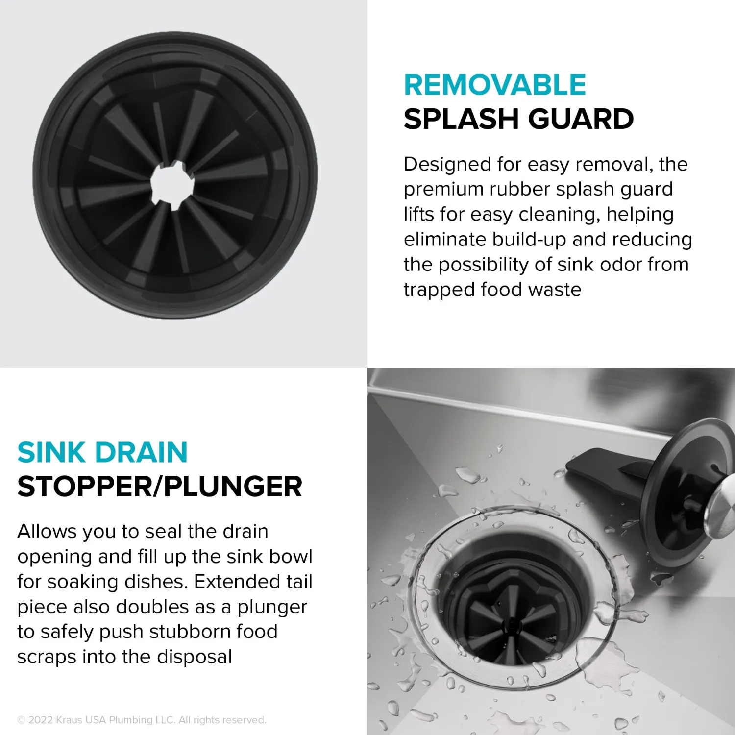 Online WasteGuard High-Speed Ultra Quiet 1/2 HP Continuous Feed Garbage Disposal Garbage Disposals & Parts