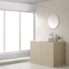 Online White Rectangular Ceramic Bathroom Sink with Pop Up Drain Above Counter / Vessel Sinks