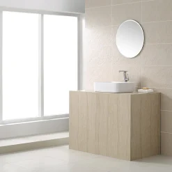 Online White Rectangular Ceramic Bathroom Sink with Pop Up Drain Above Counter / Vessel Sinks