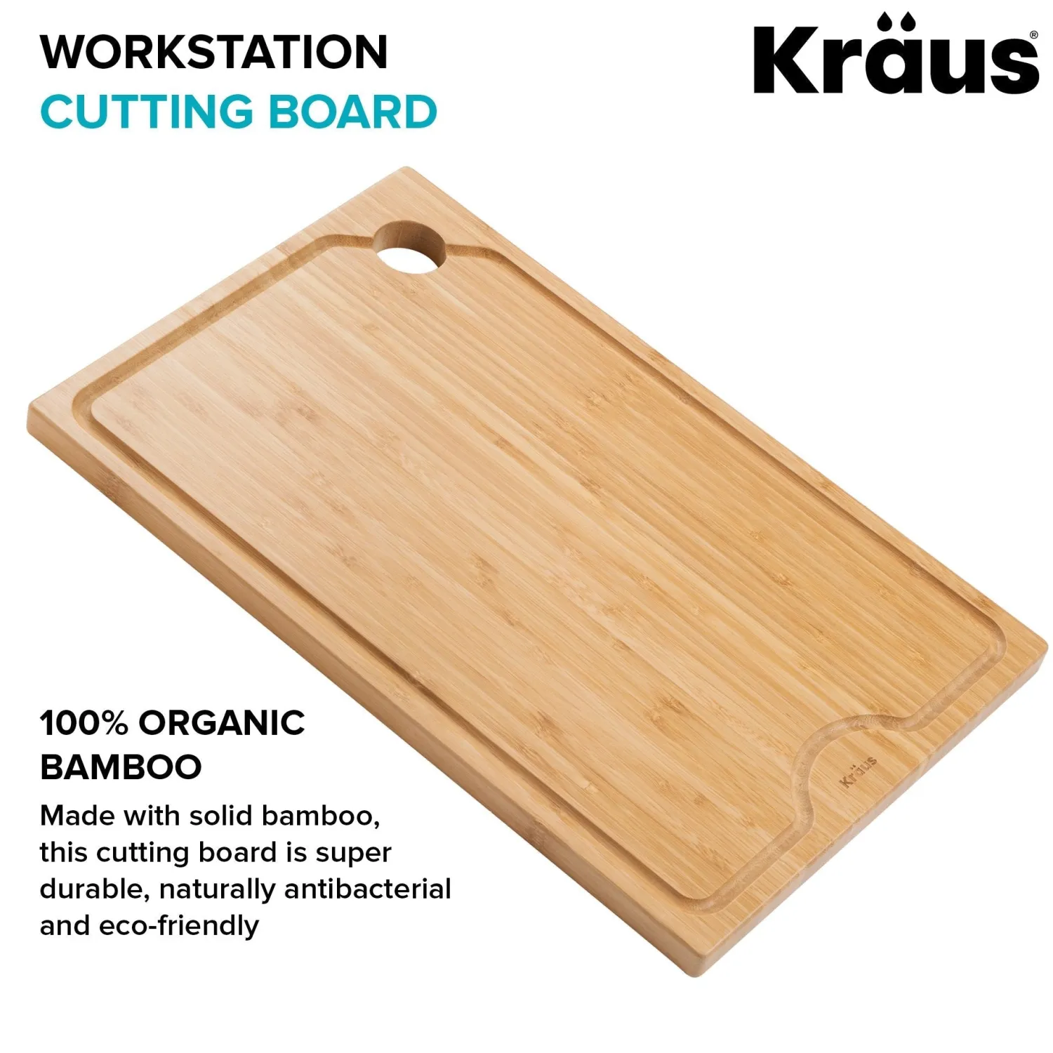 Discount Workstation Kitchen Sink Solid Bamboo Cutting Board Cutting Boards