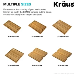 Discount Workstation Kitchen Sink Solid Bamboo Cutting Board Cutting Boards