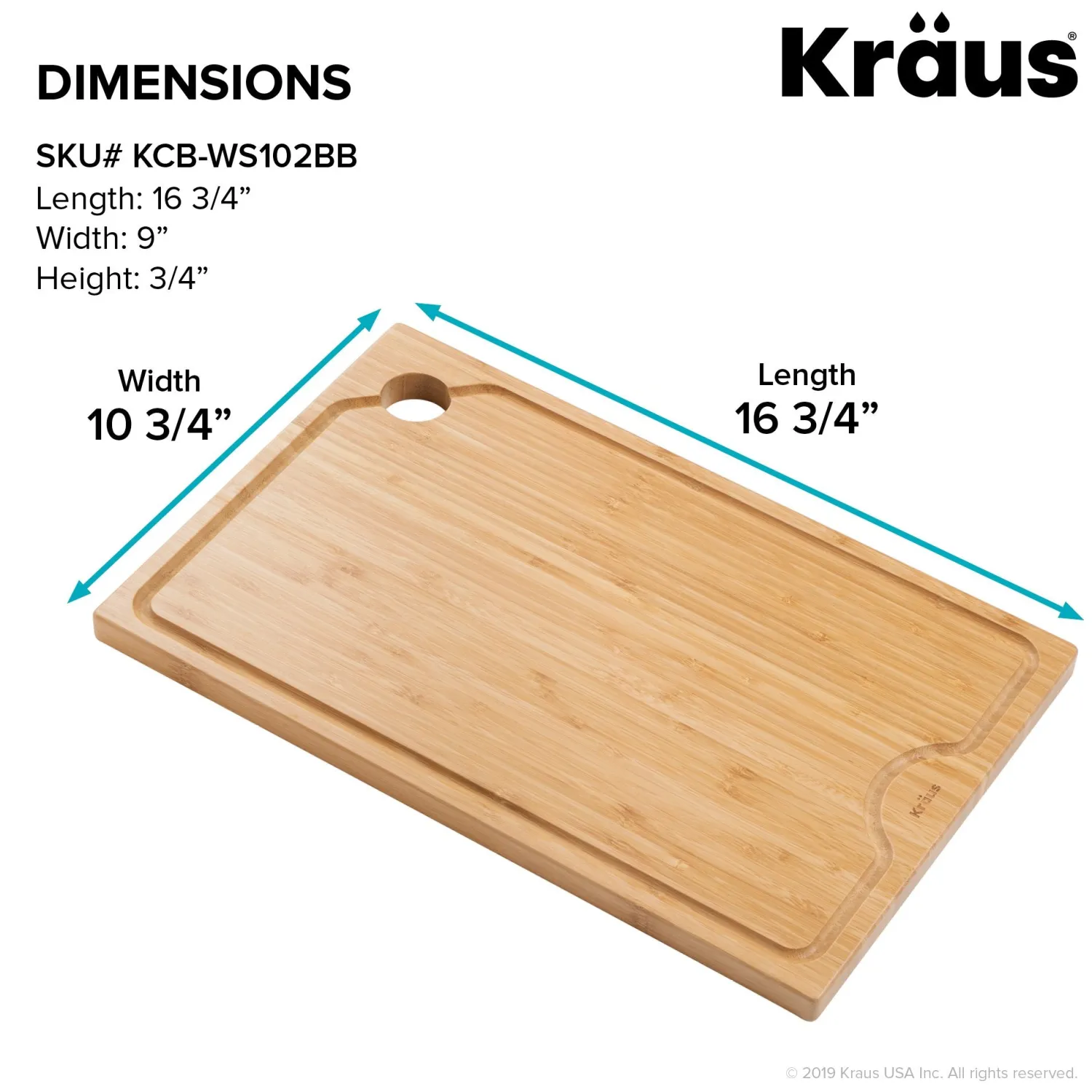Discount Workstation Kitchen Sink Solid Bamboo Cutting Board Cutting Boards