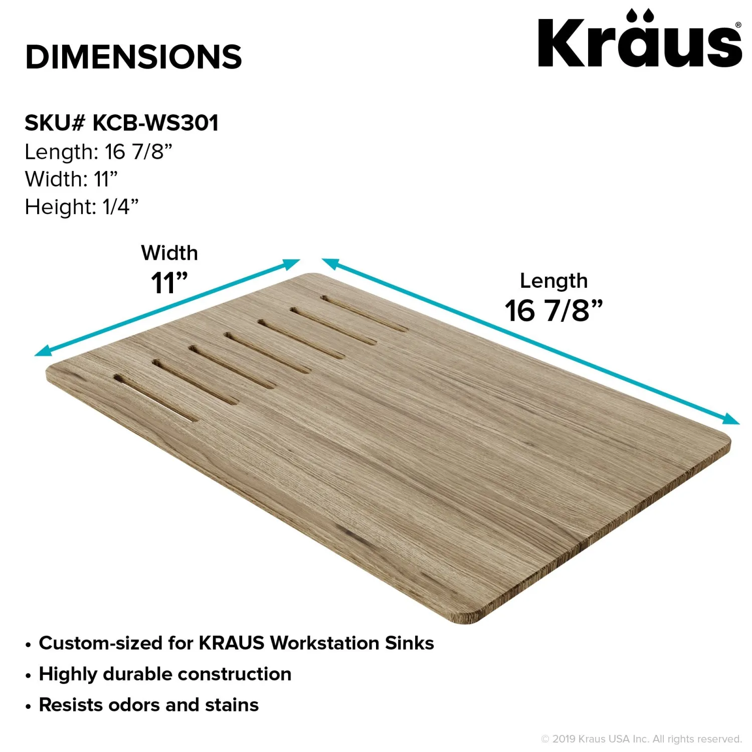 Workstation Kitchen Sink Wood Grain Composite Cutting Board Cutting Boards
