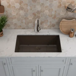 Discount Large 32" Single Bowl Composite Sink Drop-In / Top Mount Sinks|Single Bowl Sinks