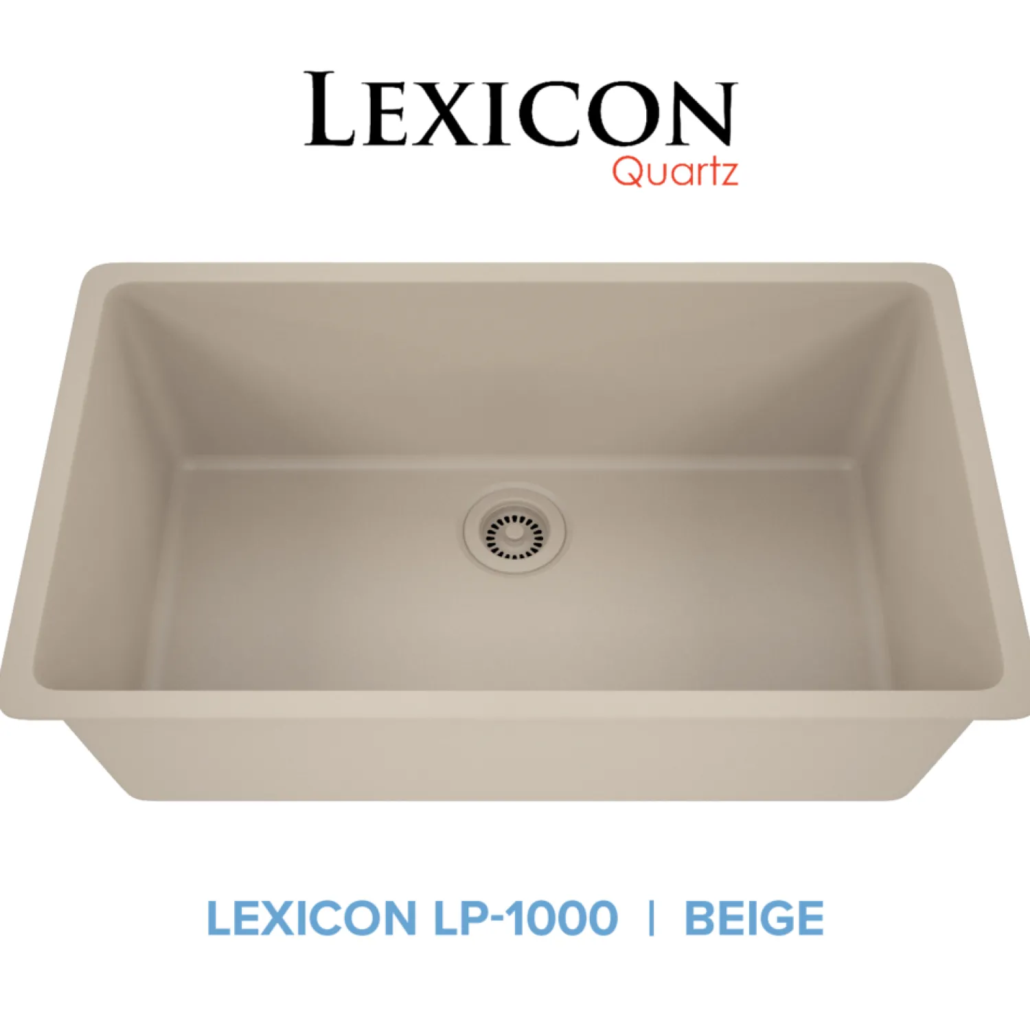 Discount Large 32" Single Bowl Composite Sink Drop-In / Top Mount Sinks|Single Bowl Sinks