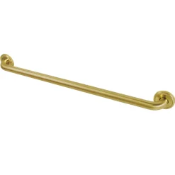 New Laurel 30" Brass ADA Grab Bar in Brushed Brass Grab Bars