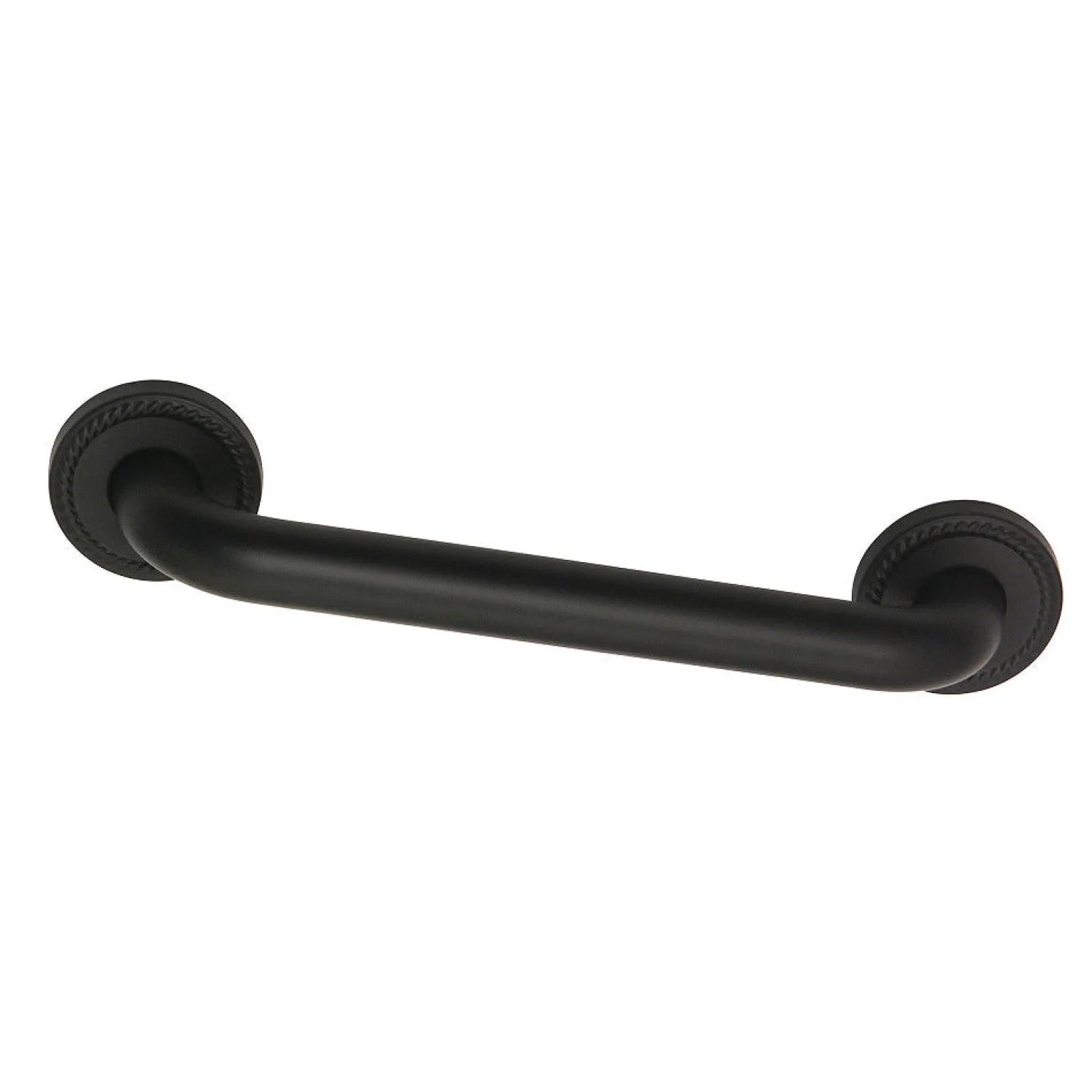 Discount Laurel 12" Brass ADA Grab Bar in Matte Black Grab Bars