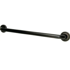 Clearance Laurel 12" Brass ADA Grab Bar in Oil Rubbed Bronze Grab Bars
