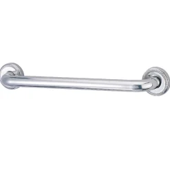 Sale Laurel 24" Brass Decorative Grab Bar in Polished Chrome Grab Bars