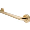 Hot Laurel 18" Brass Decorative Grab Bar in Polished Brass Grab Bars