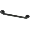 Sale Laurel 18" Brass Decorative Grab Bar in Matte Black Grab Bars