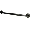 Discount Laurel 36" Brass Decorative Grab Bar in Oil Rubbed Bronze Grab Bars