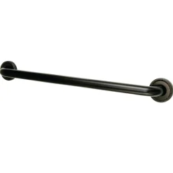 Discount Laurel 36" Brass Decorative Grab Bar in Oil Rubbed Bronze Grab Bars