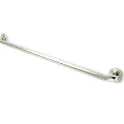 Online Laurel 32" Brass Decorative Grab Bar in Polished Nickel Grab Bars