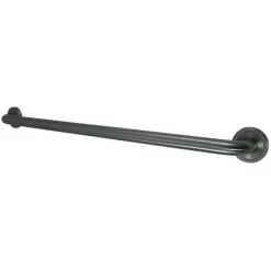 Sale Laurel 32" Brass Decorative Grab Bar in Brushed Nickel Grab Bars