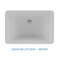Best Platinum V214 Quartz Composite Rectangle Vanity Sink Undermount|Composite Sinks