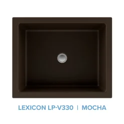 Hot Platinum V330 Quartz Composite Rectangle Vanity Sink Undermount|Composite Sinks