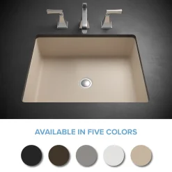 Hot Platinum V330 Quartz Composite Rectangle Vanity Sink Undermount|Composite Sinks