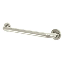 Clearance Manhattan 18" Brass Decorative Grab Bar in Polished Nickel Grab Bars