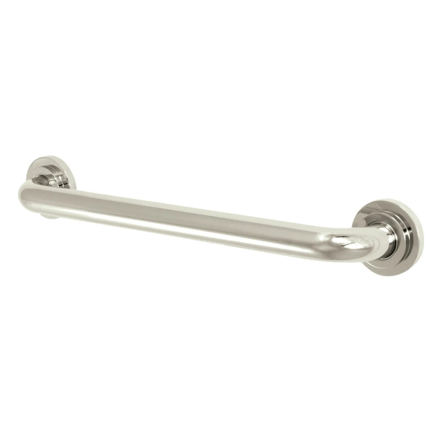 Clearance Manhattan 18" Brass Decorative Grab Bar in Polished Nickel Grab Bars