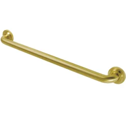 Sale Manhattan 24" Brass Decorative Grab Bar in Brushed Brass Grab Bars