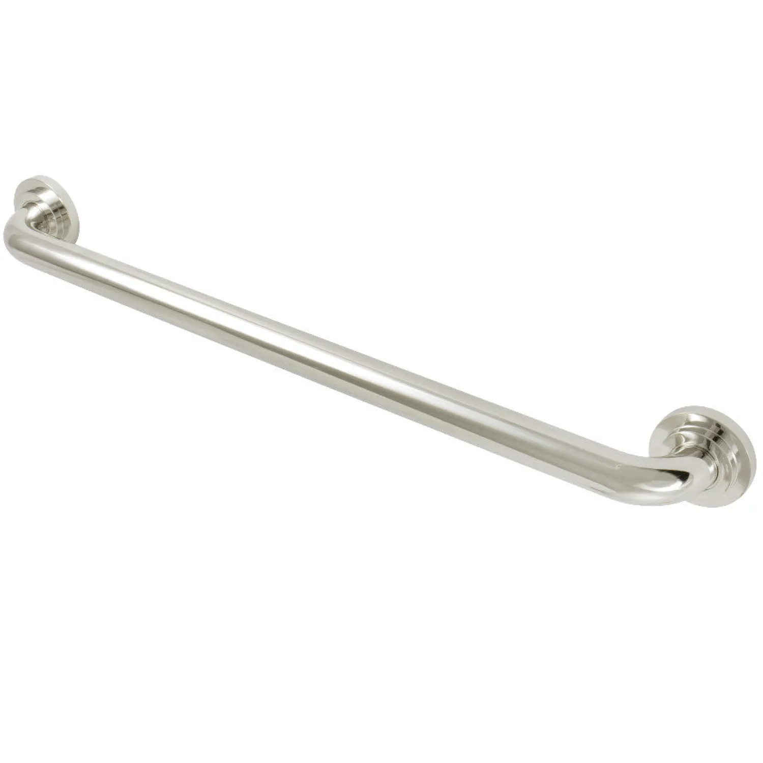 Discount Manhattan 24" Brass Decorative Grab Bar in Polished Nickel Grab Bars